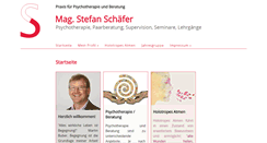 Desktop Screenshot of praxis-schaefer.at